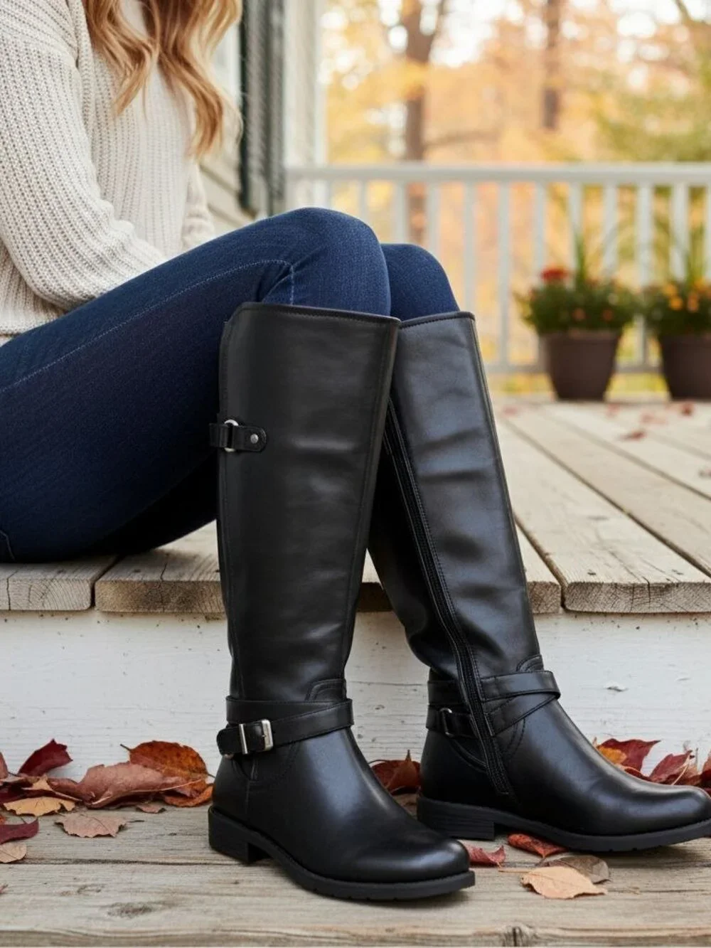 Baretraps 6.5 Boots Tall Woman Carmella Horse Riding Knee-High Shoes Equestrian